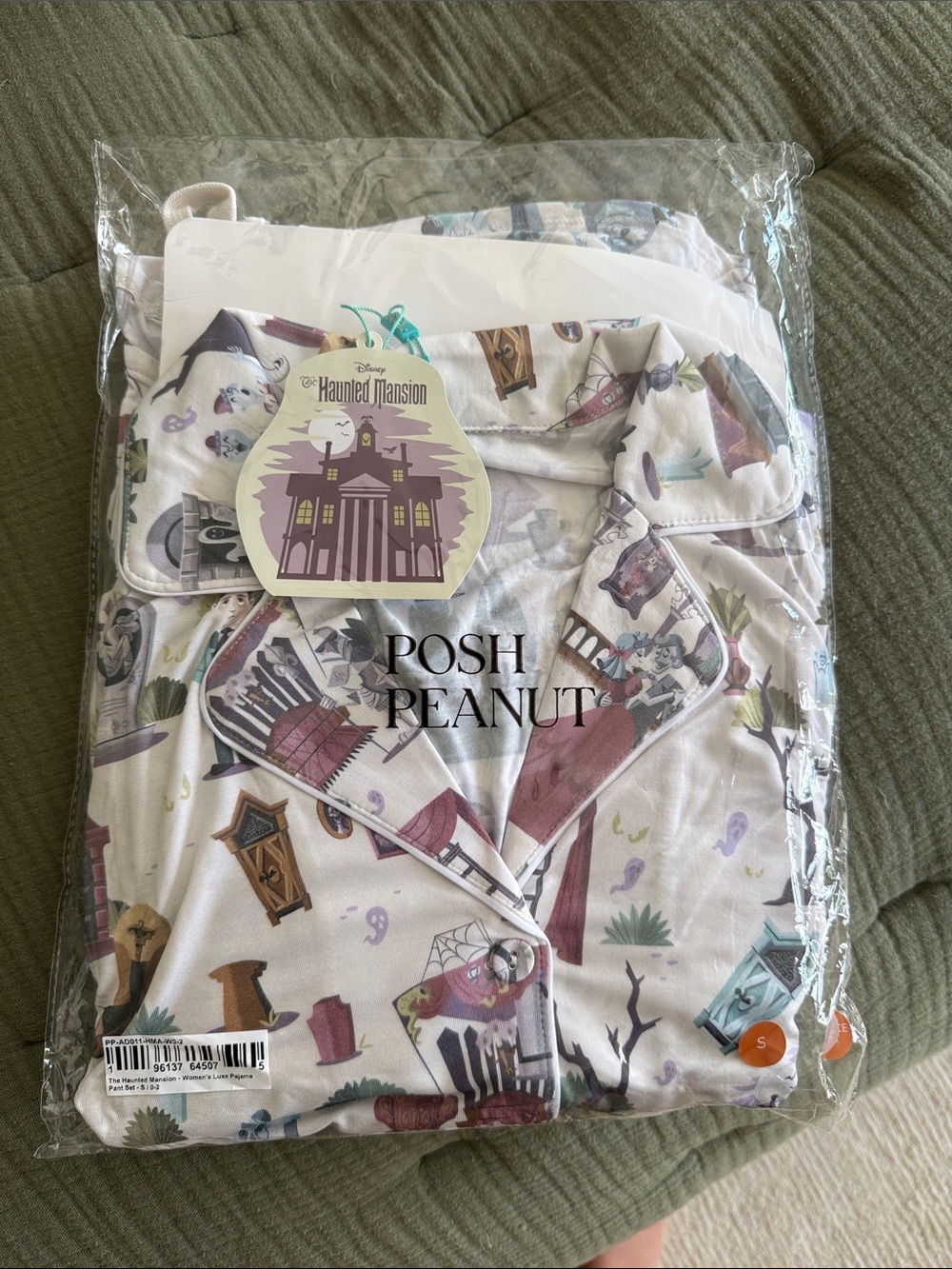 Posh Peanut Haunted Mansion PJ’s Size small - Picture 6 of 7